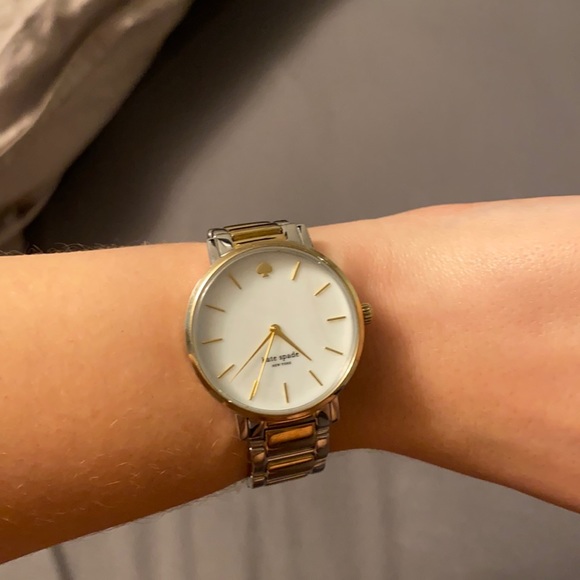Kate Spade Watch. Silver and gold two tone strap. - Picture 1 of 5